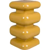 Dutchbone Stool Stubby Ochre Yellow (29 x 29 x 49 cm)