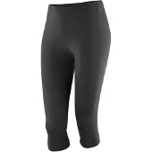 Spiro - Pantalon capri « Softex » pour femmes FK1522 (32 DE) (noir)