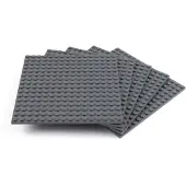 LEGO 16x16 Panneaux de construction Gris foncé Constructible des deux côtés - 91405 NOUVEAU ! Quantité 4x