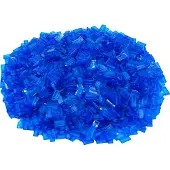 LEGO 1x2 Carreaux Transparent Bleu - 3069b NOUVEAU Quantité 500x