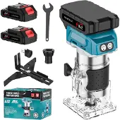 OEM Tondeuse, moteur sans balais, vitesse réglable, 2 batteries