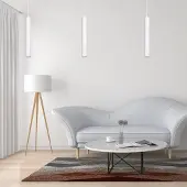 Silamp Suspension Luminaire GU10 IP20 50cm Blanche