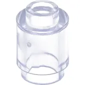 LEGO 250 pièces pierres 1x1 rondes, transparentes