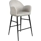 ANGEL CERDA SL Angel Cerdá Tabouret en tissu gris clair 4174