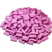 LEGO Briques 2x4 Rose - 3001 NOUVEAU Quantité 500x