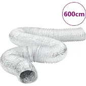 Syfax Conduit de ventilation aluminium 6 m Ø12,5 cm
