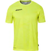 Uhlsport Prediction Short Sleeve T-shirt Jaune 3XL Homme