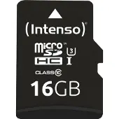 Intenso 3433470 mémoire flash 16 Go MicroSDHC UHS-I Classe 10