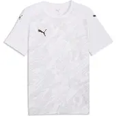 Puma Maillot graphique teamFINAL, taille : XXL, couleurs de la gamme : White-Black-Feather Gray