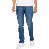 Lee Extreme Motion Straight Jeans Bleu 38 / 34 Hommes Bleu 38