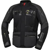 IXS Venture-GTX 1.0, veste textile Gore-Tex ,Noir/Gris Foncé ,M