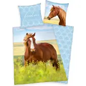 Herding Cheval Parure de lit 70x90+140x200 cm (200 x 140 cm, 90 x 70 cm)