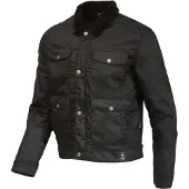 Merlin Blouson de cire pour moto Millington D3O, noir, M