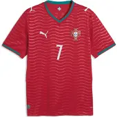 Puma Portugal 25/26 Replica Home Short Sleeve T-shirt Rouge L Homme