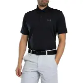 Under Armour Hommes, T-shirt de sport, Polo UA Matchplay (M), Noir, M