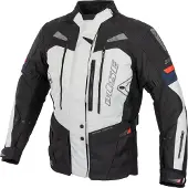 Büse Monterey veste textile imperméable pour moto, gris clair, 56