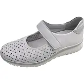 Semler Larissa : chaussures basses, mocassins, ballerines, couleur blanche, pour le quotidien