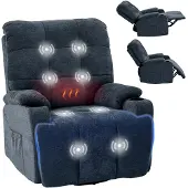 FlexiSpot Fauteuil pivotant à bascule XC6-OB-EUV3, marron/orange