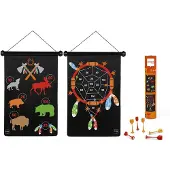 Scratch Jeu de fléchettes magnétiques pour enfants, thème Indiens, taille L