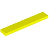 LEGO 1x6 tuiles 6636 - 250 pièces jaune fluo