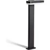 LEDKIA Balise Extérieure Led 50cm 10w Aluminium Mikael Noire Noir