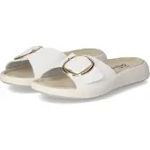 Beliana Mules femme Blanc Cuir lisse Taille : 39