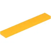 LEGO 1x6 carreaux 6636 - 50 pièces orange clair