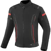 Bogotto Veste textile imperméable 3en1 pour moto Vysio, noir/rouge, XL