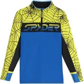 Spyder Ryder Half Zip Sweatshirt Jaune,Bleu 18-20 Years Enfants