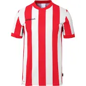 Uhlsport Retro Stripe Short Sleeve T-shirt Rouge 13-14 Years Garçon