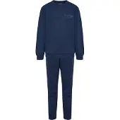 Hummel Ensemble de Jogging - hmlJR Base - Dress Blue - - 7 ans (122) - Ensemble de Jogging