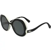 Longchamp Lo780s Woman Sunglasses Noir Medium Grey 6/CAT3 Femme
