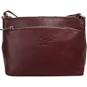 Samantha Look Sac à bandoulière bordeaux
