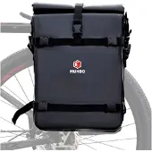 Mundo Sac de vélo pour porte-bagages, noir, 28 L