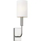 Elstead Lighting Brianna applique nickel poli Feiss FE-BRIANNA1-PN