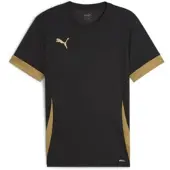 Puma Teamgoal Matchday Maillot Hommes Manches Courtes - Noir / Or
