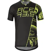 Acerbis Combat vélo Jersey, noir/jaune, M