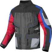 Berik Safari Black Red Blue Waterproof 3in1 Textile Motorcycle Jacket Taille 54