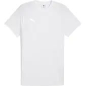 Puma T-Shirt fonctionnel 'TeamEvostripe' blanc / blanc cassé