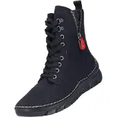 Rieker Damen Stiefelette gefüttert Schwarz