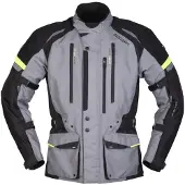 Modeka Veste textile moto Striker II, gris/noir, XS