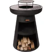 Purline Gril rond avec plaque ronde en acier et grille