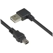 GOOD CONNECTIONS Câble USB 2.0 EASY mâle A coudé vers mini B noir 5m