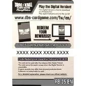 Bandai Carte à code Dragon Ball Super Online
