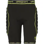Uhlsport Bionikframe Padded Shorts Hommes - Noir / Jaune fluo