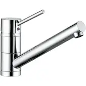 Kludi SCOPE Mitigeur monocommandé pour évier, basse pression, Eco, levier fermé, chrome, 339390575