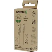 Swissten Câble de données usb/lightning blanc 1,2m (eco pack)
