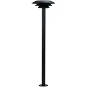 Dyberg Larsen Luminaires d'extérieur , DL25 Outdoor, dimmable, Noir, Métal, Scandinave
