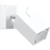 Sollux Applique MERIDA blanc 1xGU10 10W acier 8x16x8cm