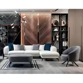 Xl Moebel Gmbh Designer Weiß-Graue Sofagarnitur Luxus L-Form Couch Designer Sessel